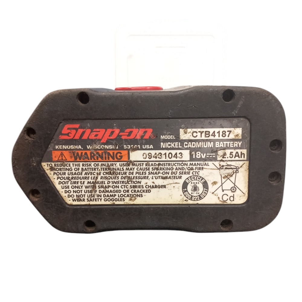Snap On Snap On 18v 2.5Ah CTB4187 NicCad Heavy Duty Battery Own4Less
